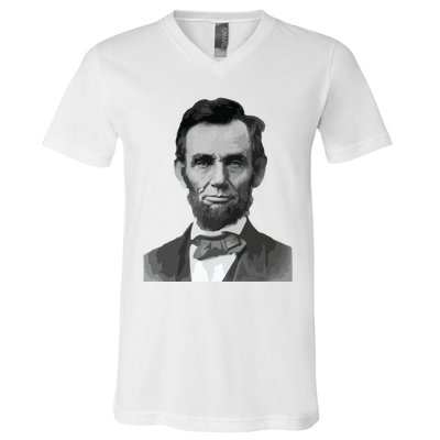 Abraham Lincoln Presidential Portrait Vintage Abe Lincoln V-Neck T-Shirt