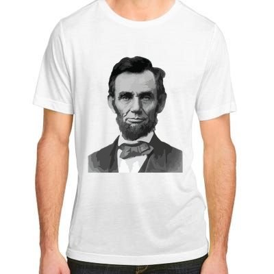 Abraham Lincoln Presidential Portrait Vintage Abe Lincoln Adult ChromaSoft Performance T-Shirt