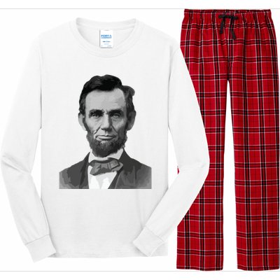 Abraham Lincoln Presidential Portrait Vintage Abe Lincoln Long Sleeve Pajama Set