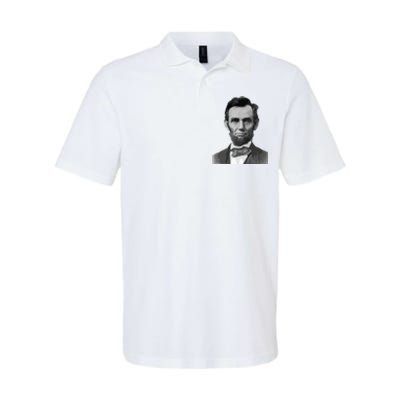 Abraham Lincoln Presidential Portrait Vintage Abe Lincoln Softstyle Adult Sport Polo