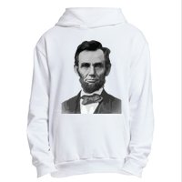 Abraham Lincoln Presidential Portrait Vintage Abe Lincoln Urban Pullover Hoodie