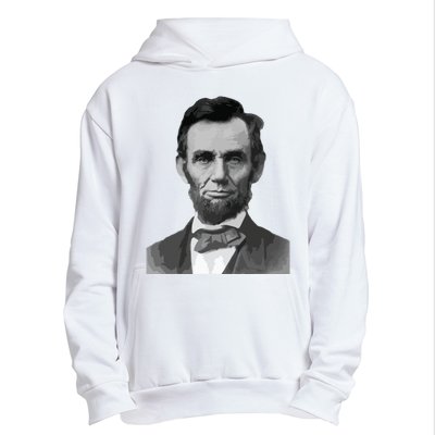 Abraham Lincoln Presidential Portrait Vintage Abe Lincoln Urban Pullover Hoodie