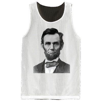 Abraham Lincoln Presidential Portrait Vintage Abe Lincoln Mesh Reversible Basketball Jersey Tank