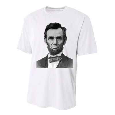 Abraham Lincoln Presidential Portrait Vintage Abe Lincoln Performance Sprint T-Shirt