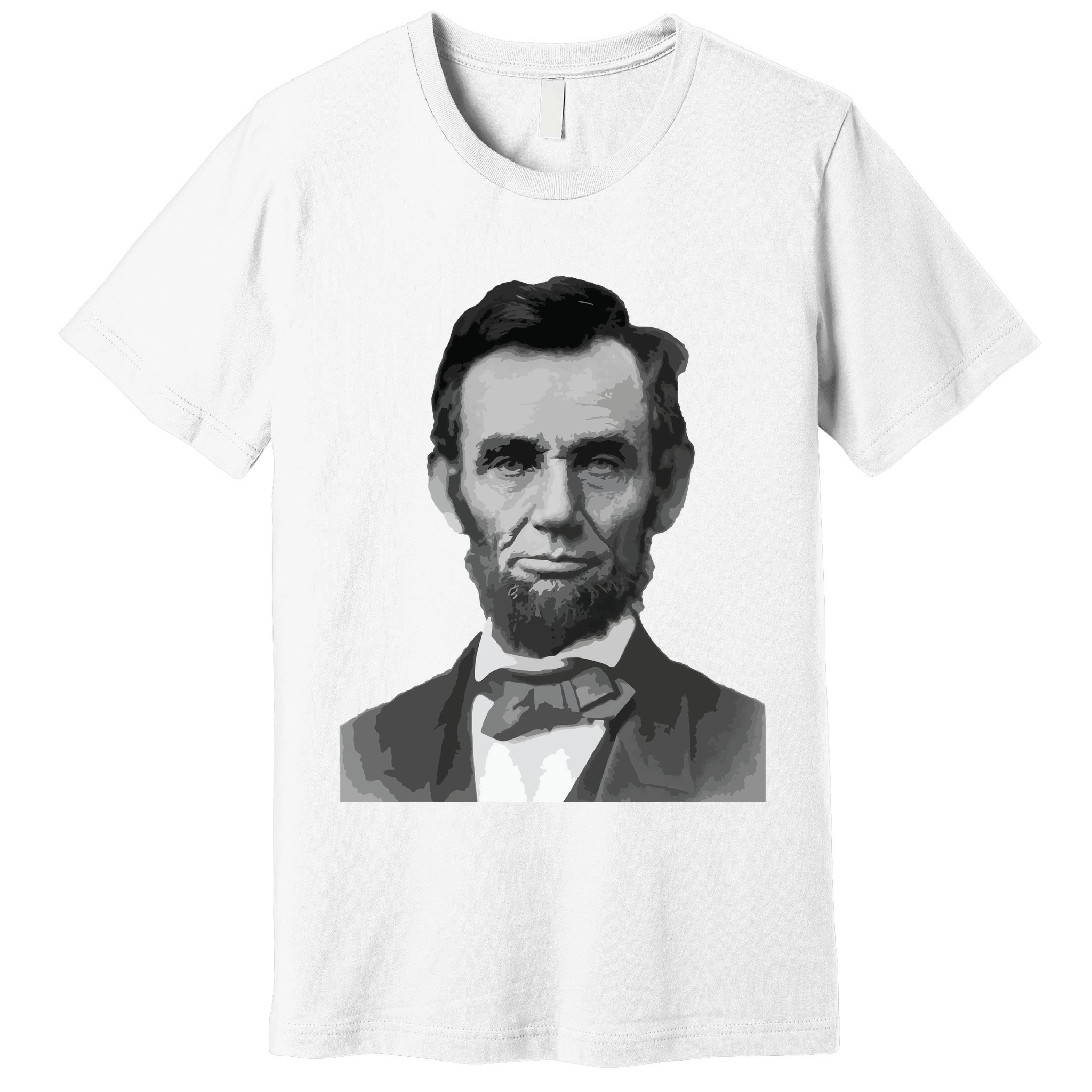 Abraham Lincoln Presidential Portrait Vintage Abe Lincoln Premium T-Shirt