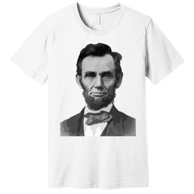 Abraham Lincoln Presidential Portrait Vintage Abe Lincoln Premium T-Shirt