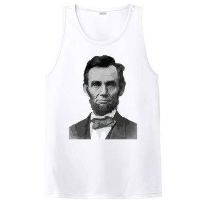 Abraham Lincoln Presidential Portrait Vintage Abe Lincoln PosiCharge Competitor Tank