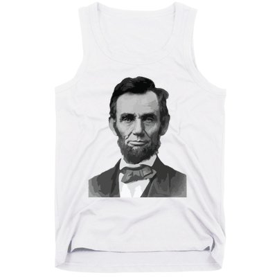 Abraham Lincoln Presidential Portrait Vintage Abe Lincoln Tank Top