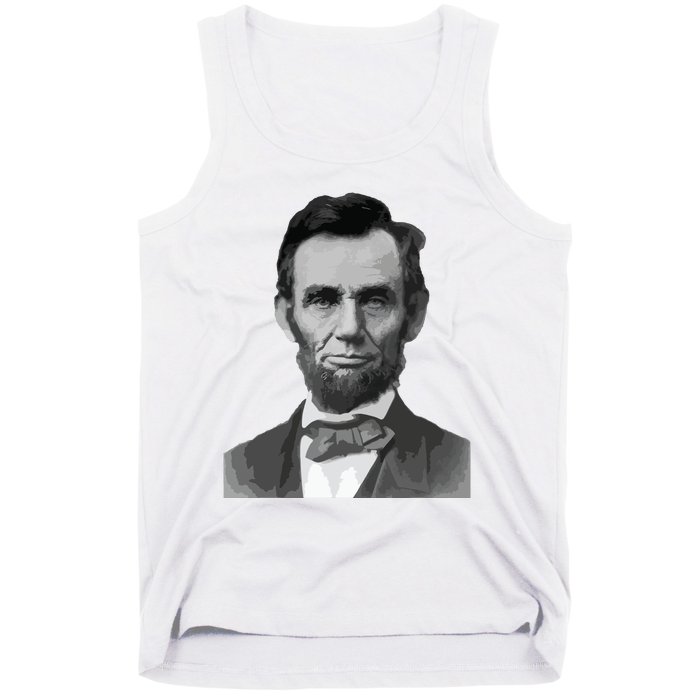 Abraham Lincoln Presidential Portrait Vintage Abe Lincoln Tank Top