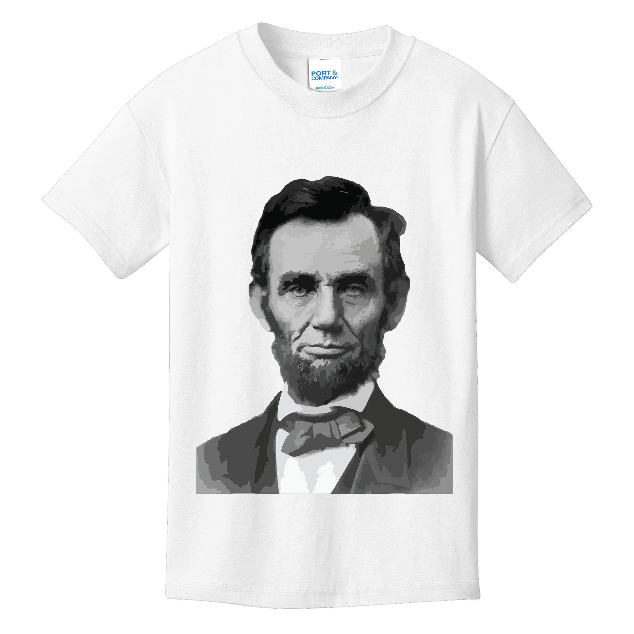 Abraham Lincoln Presidential Portrait Vintage Abe Lincoln Kids T-Shirt