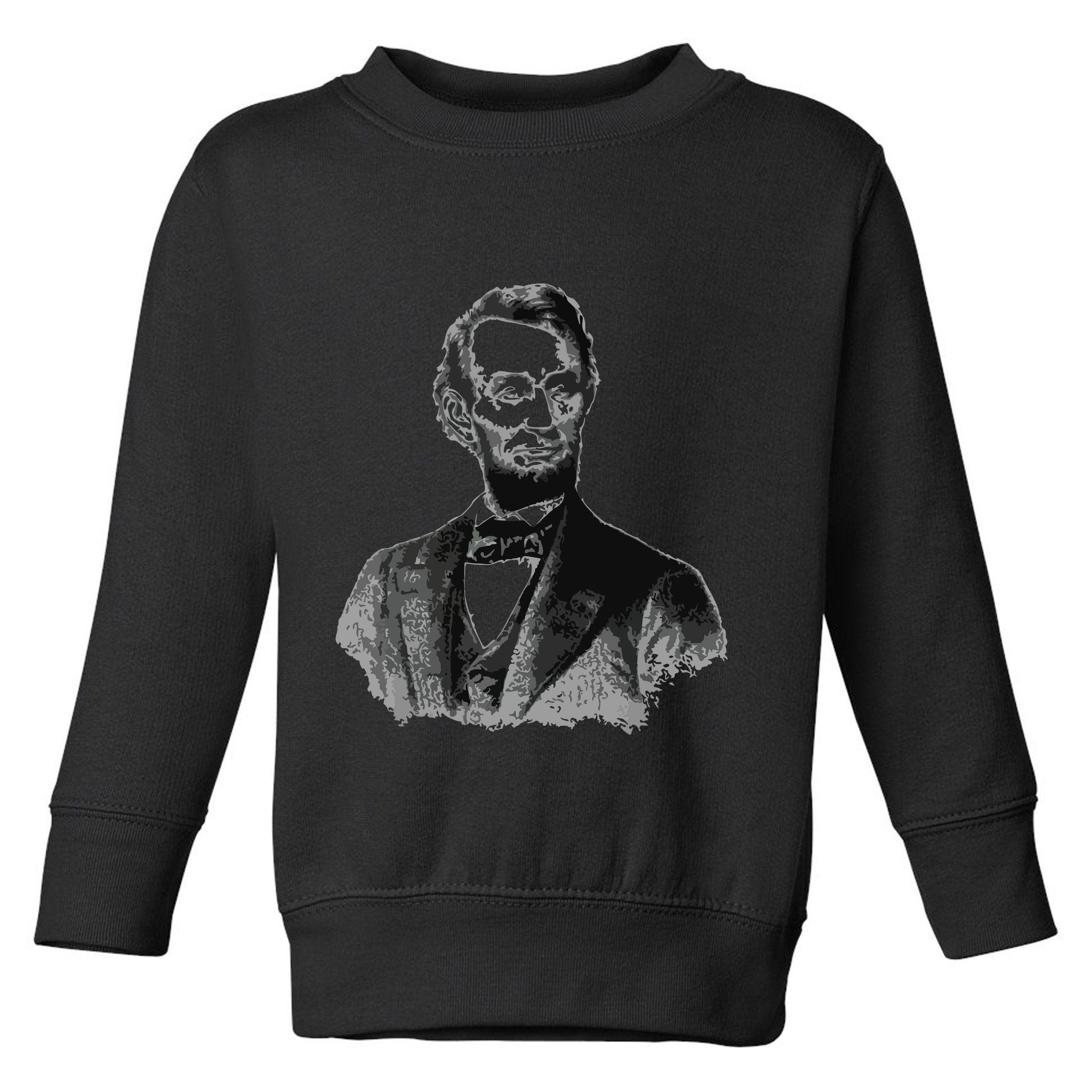 Abraham Lincoln Presidential Portrait Vintage Abe Lincoln Toddler Sweatshirt