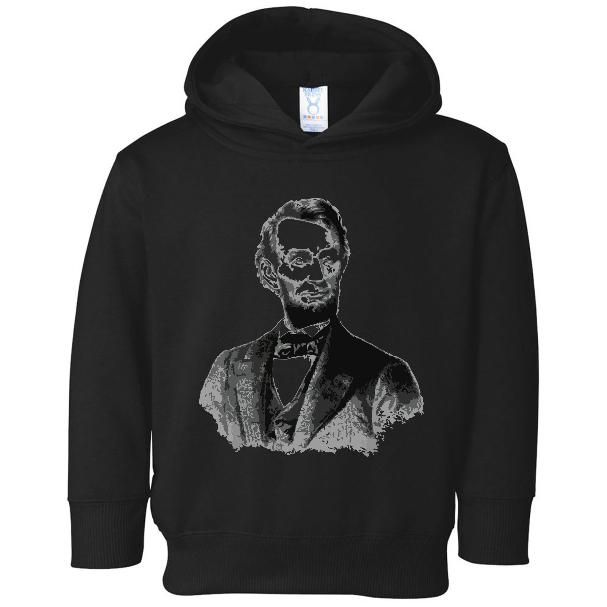 Abraham Lincoln Presidential Portrait Vintage Abe Lincoln Toddler Hoodie