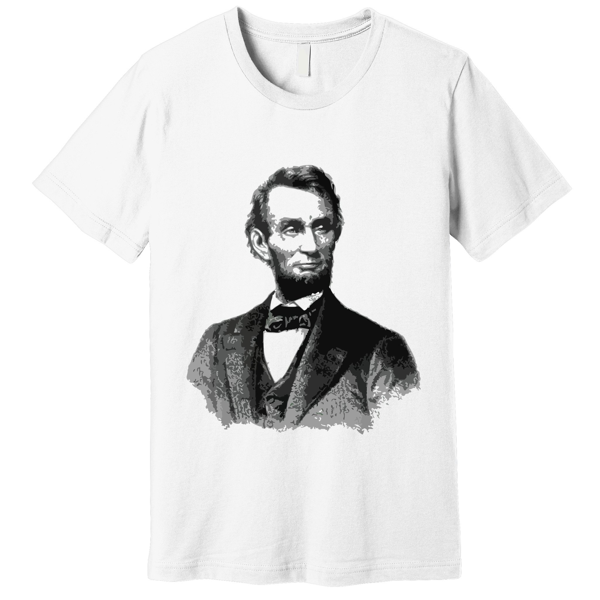 Abraham Lincoln Presidential Portrait Vintage Abe Lincoln Premium T-Shirt