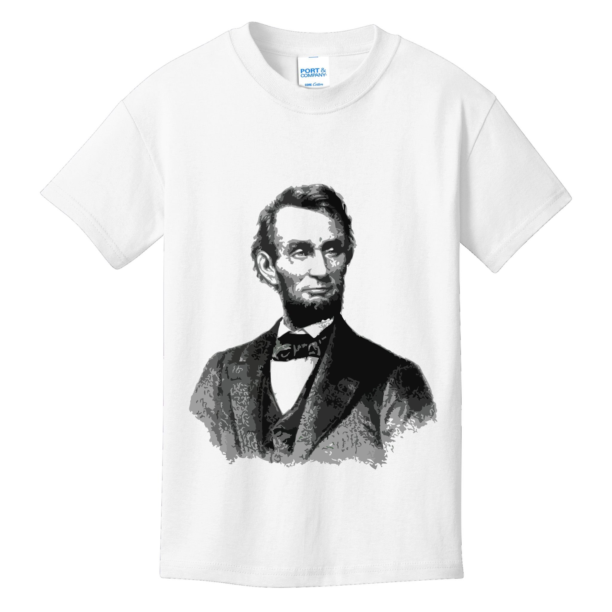 Abraham Lincoln Presidential Portrait Vintage Abe Lincoln Kids T-Shirt