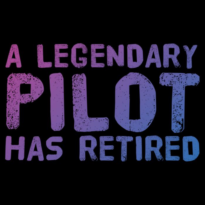 A Legendary Pilot Has Retired Funny Retiret Copilot Gift Great Gift Impact Tech Backpack