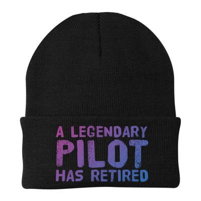 A Legendary Pilot Has Retired Funny Retiret Copilot Gift Great Gift Beanie