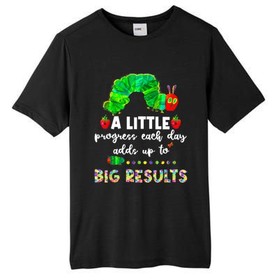 A Little Progress Each Day Hungry Caterpillar Back To School Tall Fusion ChromaSoft Performance T-Shirt