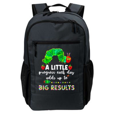 A Little Progress Each Day Hungry Caterpillar Back To School Daily Commute Backpack