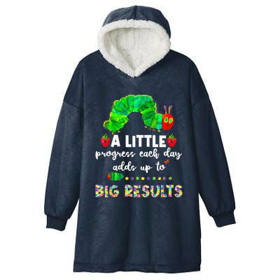 A Little Progress Each Day Hungry Caterpillar Back To School Hooded Wearable Blanket