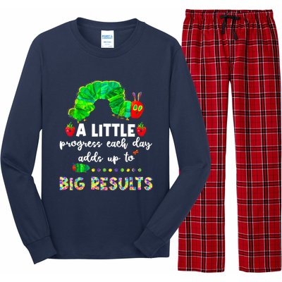 A Little Progress Each Day Hungry Caterpillar Back To School Long Sleeve Pajama Set