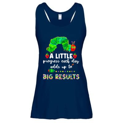 A Little Progress Each Day Hungry Caterpillar Back To School Ladies Essential Flowy Tank