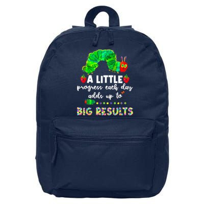 A Little Progress Each Day Hungry Caterpillar Back To School 16 in Basic Backpack