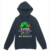 A Little Progress Each Day Hungry Caterpillar Back To School Urban Pullover Hoodie