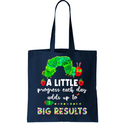 A Little Progress Each Day Hungry Caterpillar Back To School Tote Bag