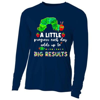 A Little Progress Each Day Hungry Caterpillar Back To School Cooling Performance Long Sleeve Crew