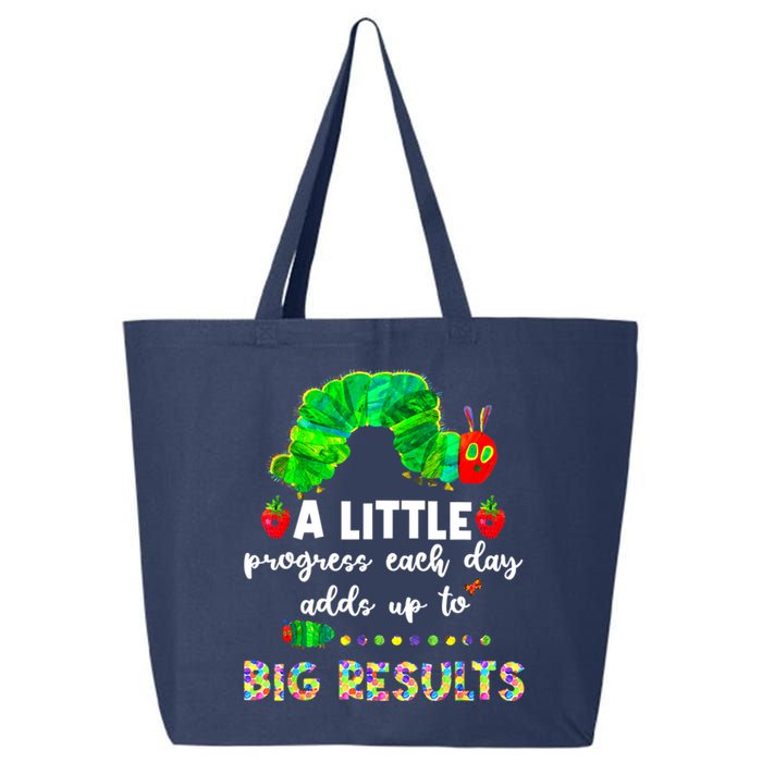 A Little Progress Each Day Hungry Caterpillar Back To School 25L Jumbo Tote