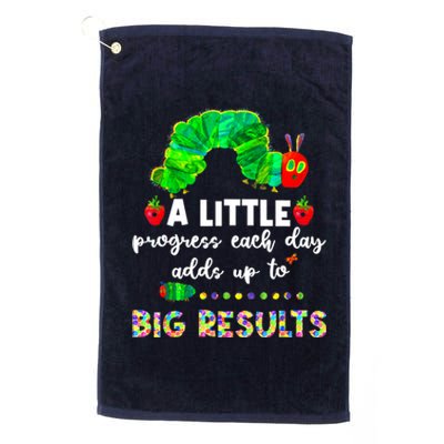 A Little Progress Each Day Hungry Caterpillar Back To School Platinum Collection Golf Towel