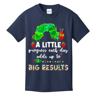 A Little Progress Each Day Hungry Caterpillar Back To School Kids T-Shirt