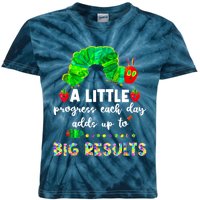 A Little Progress Each Day Hungry Caterpillar Back To School Kids Tie-Dye T-Shirt