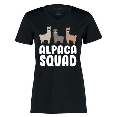 Alpaca Squad Women's Momentum V-Neck T-Shirt