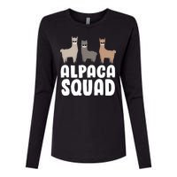 Alpaca Squad Womens Cotton Relaxed Long Sleeve T-Shirt