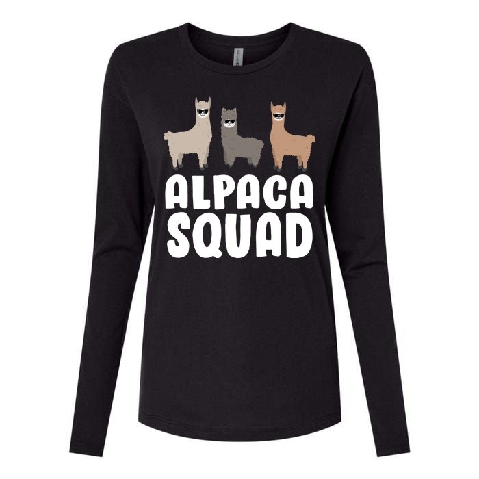 Alpaca Squad Womens Cotton Relaxed Long Sleeve T-Shirt