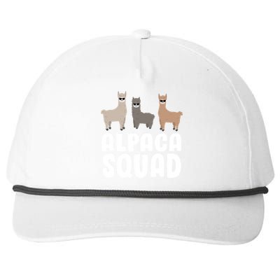 Alpaca Squad Snapback Five-Panel Rope Hat