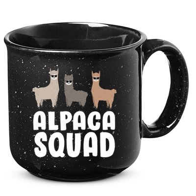 Alpaca Squad 15oz Campfire Ceramic Mug