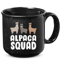 Alpaca Squad 15oz Campfire Ceramic Mug