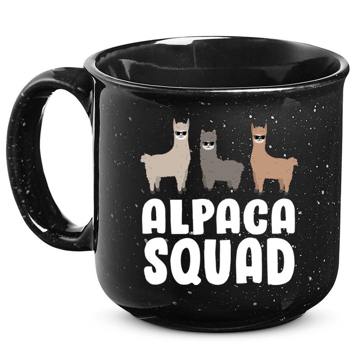 Alpaca Squad 15oz Campfire Ceramic Mug