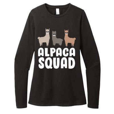 Alpaca Squad Womens CVC Long Sleeve Shirt