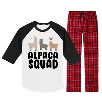 Alpaca Squad Raglan Sleeve Pajama Set