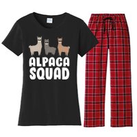 Alpaca Squad Women's Flannel Pajama Set