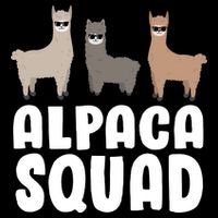 Alpaca Squad Flat Bill Trucker Hat
