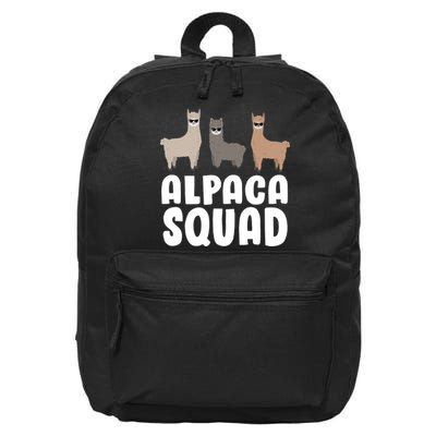 Alpaca Squad 16 in Basic Backpack