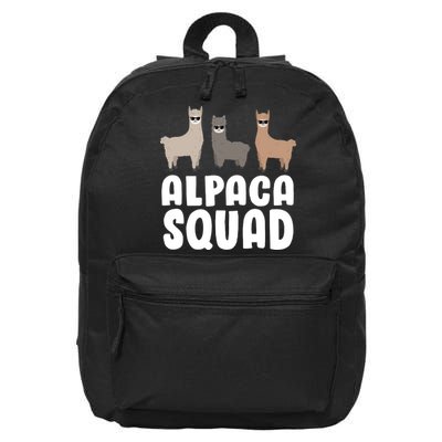 Alpaca Squad 16 in Basic Backpack