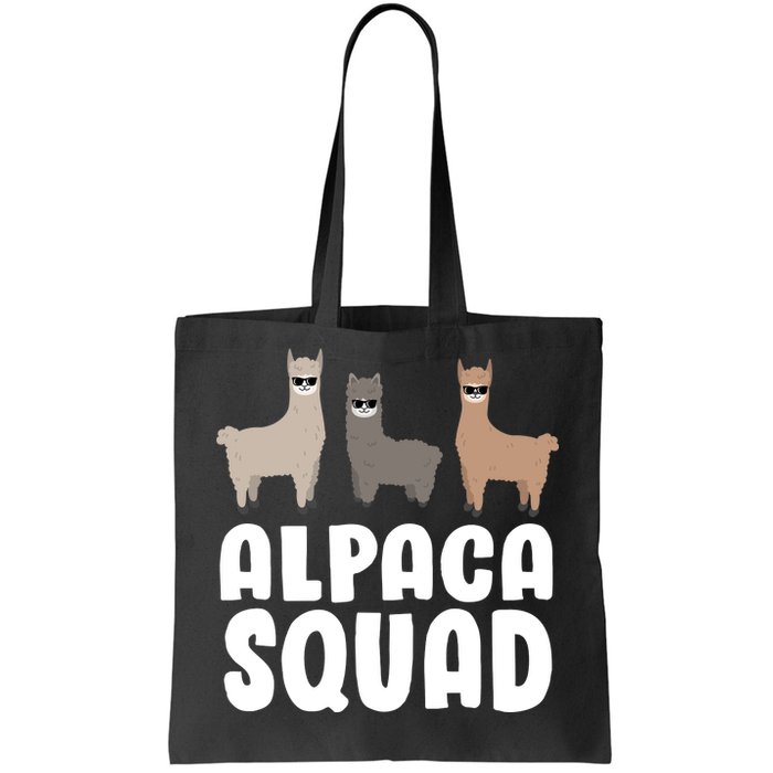 Alpaca Squad Tote Bag