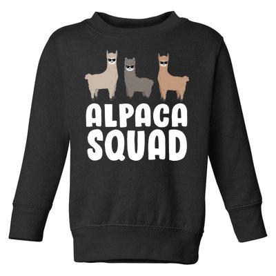 Alpaca Squad Toddler Sweatshirt