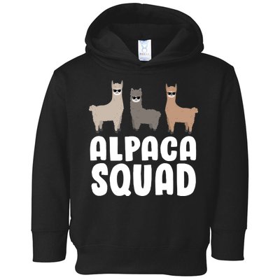 Alpaca Squad Toddler Hoodie