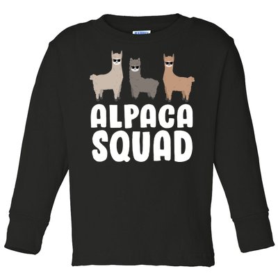 Alpaca Squad Toddler Long Sleeve Shirt